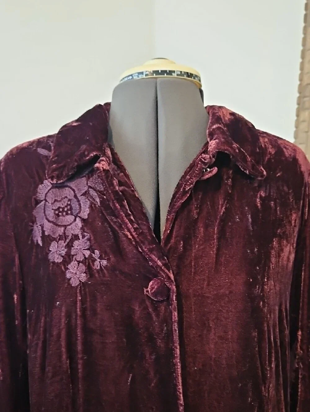 Coldwater Creek Velvet Jacket in Plum - Picture 2 of 6